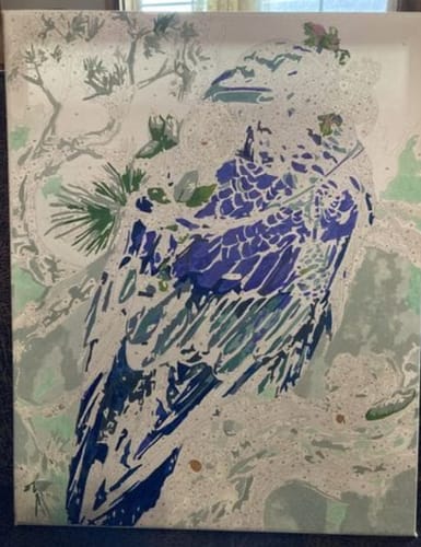 Customer photo review of Custom Landscape Paint By Numbers