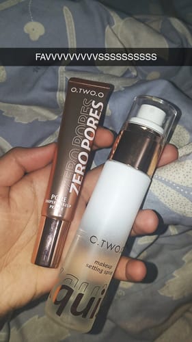 Customer photo review of O.TWO.O SKIN SECRET ZERO PORES PRIMER