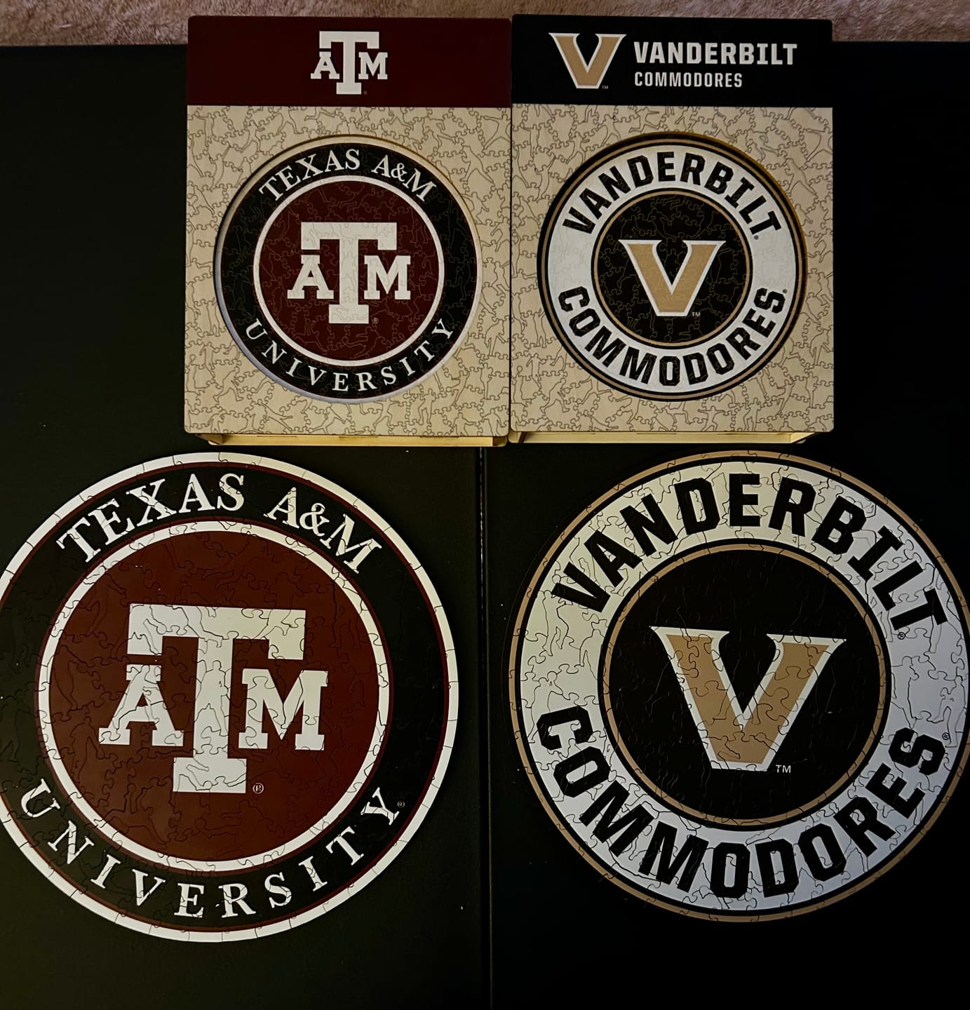 Customer photo review of Texas A&M University - Wooden Puzzle