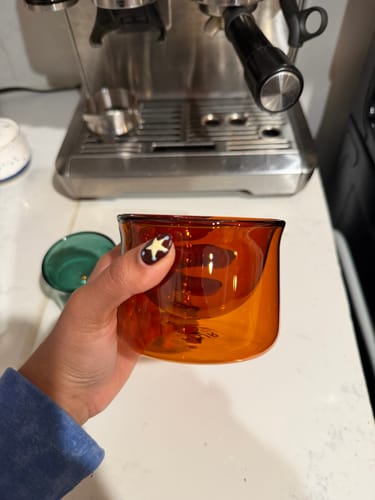 Customer photo review of FLUR Latte Glasses