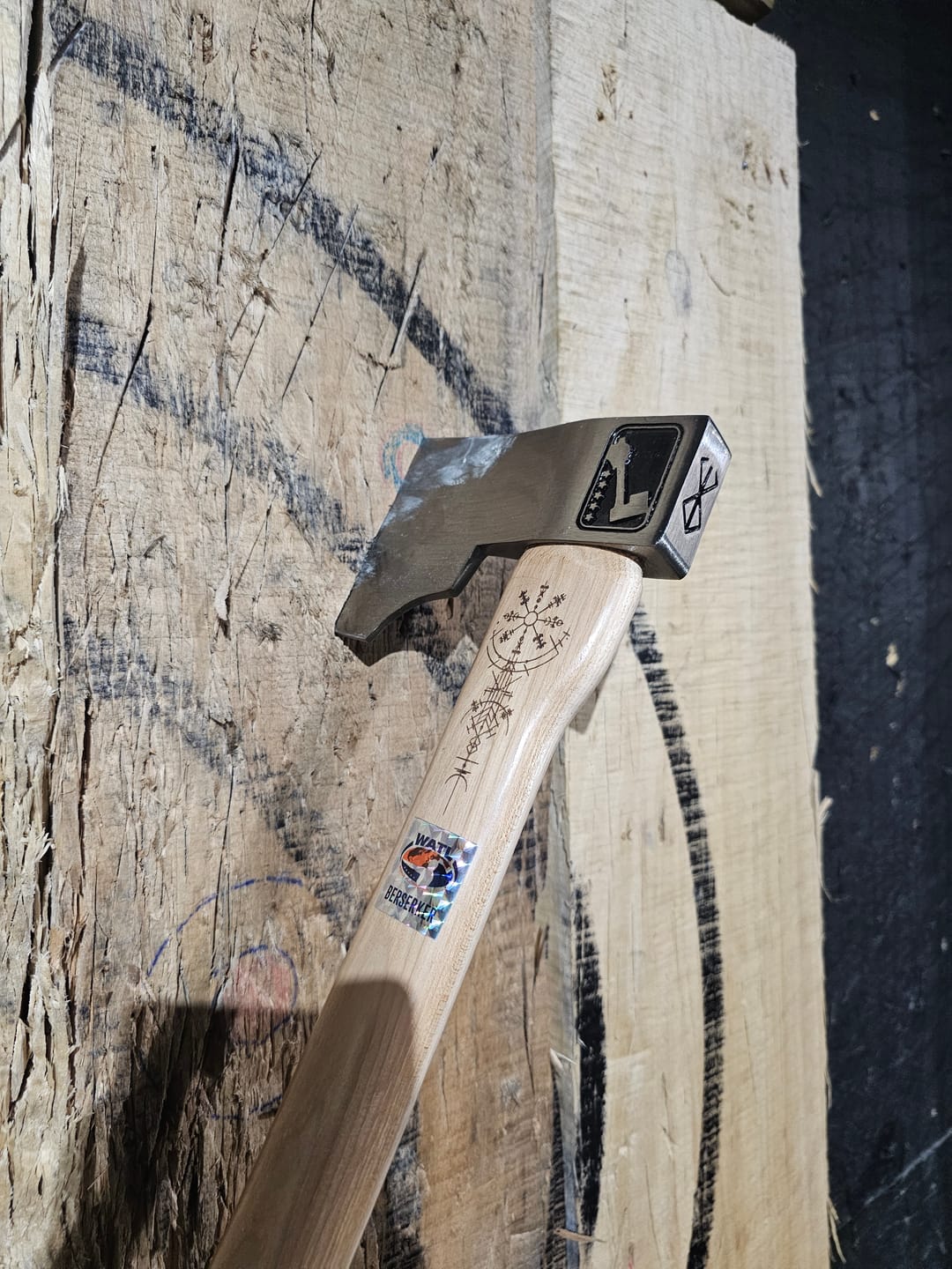 Customer photo review of Berserker Throwing Axe