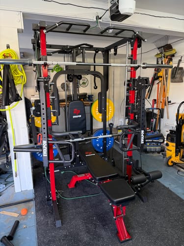Customer photo review of EVOLPOW M2A Brute All-in-One Smith Machine Home Gym