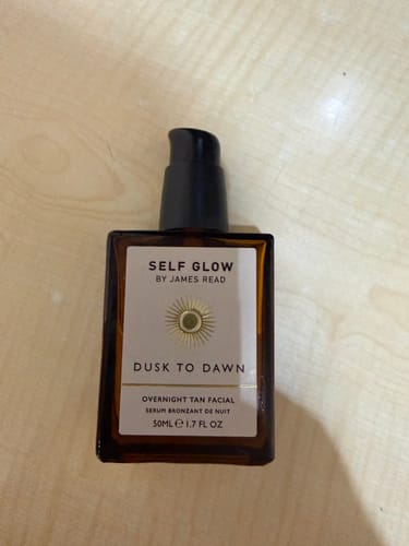 Customer photo review of Sunbright - Tinted Tan Drops 30ml
