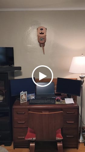 Customer video review of Lola the Otter Pendulum Clock