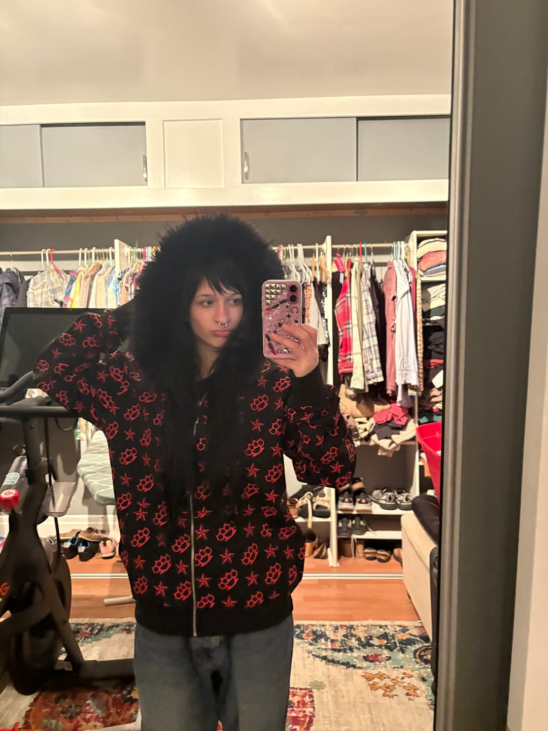 Customer photo review of Hardcore Hoodie