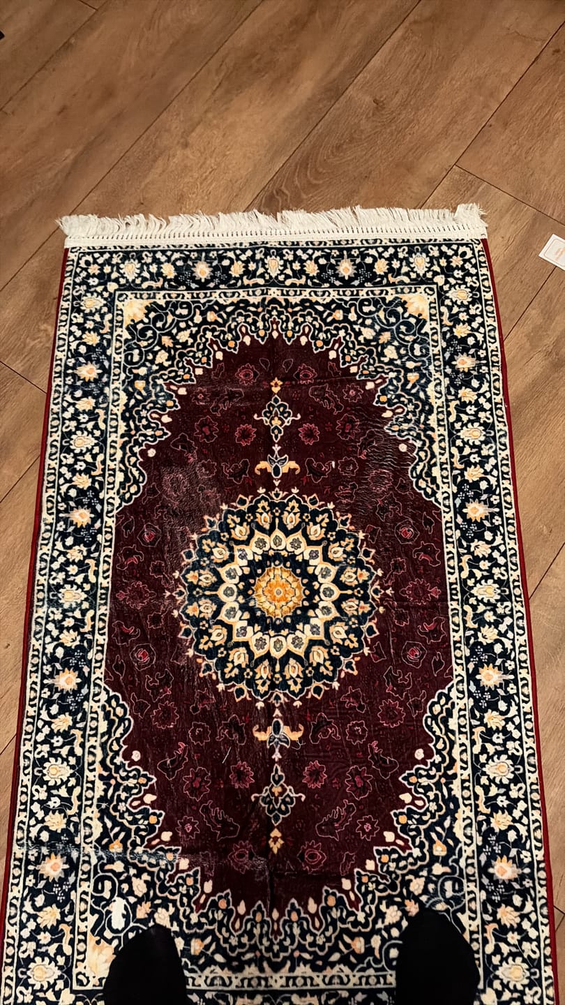 Customer photo review of Moroccan Padded Prayer Mat