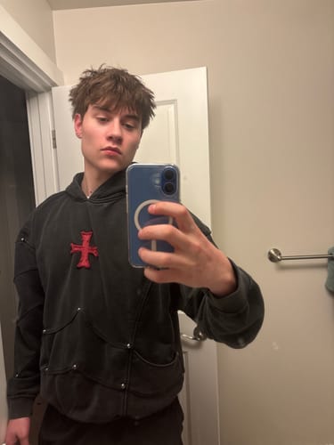 Customer photo review of Crusader Armor Hoodie