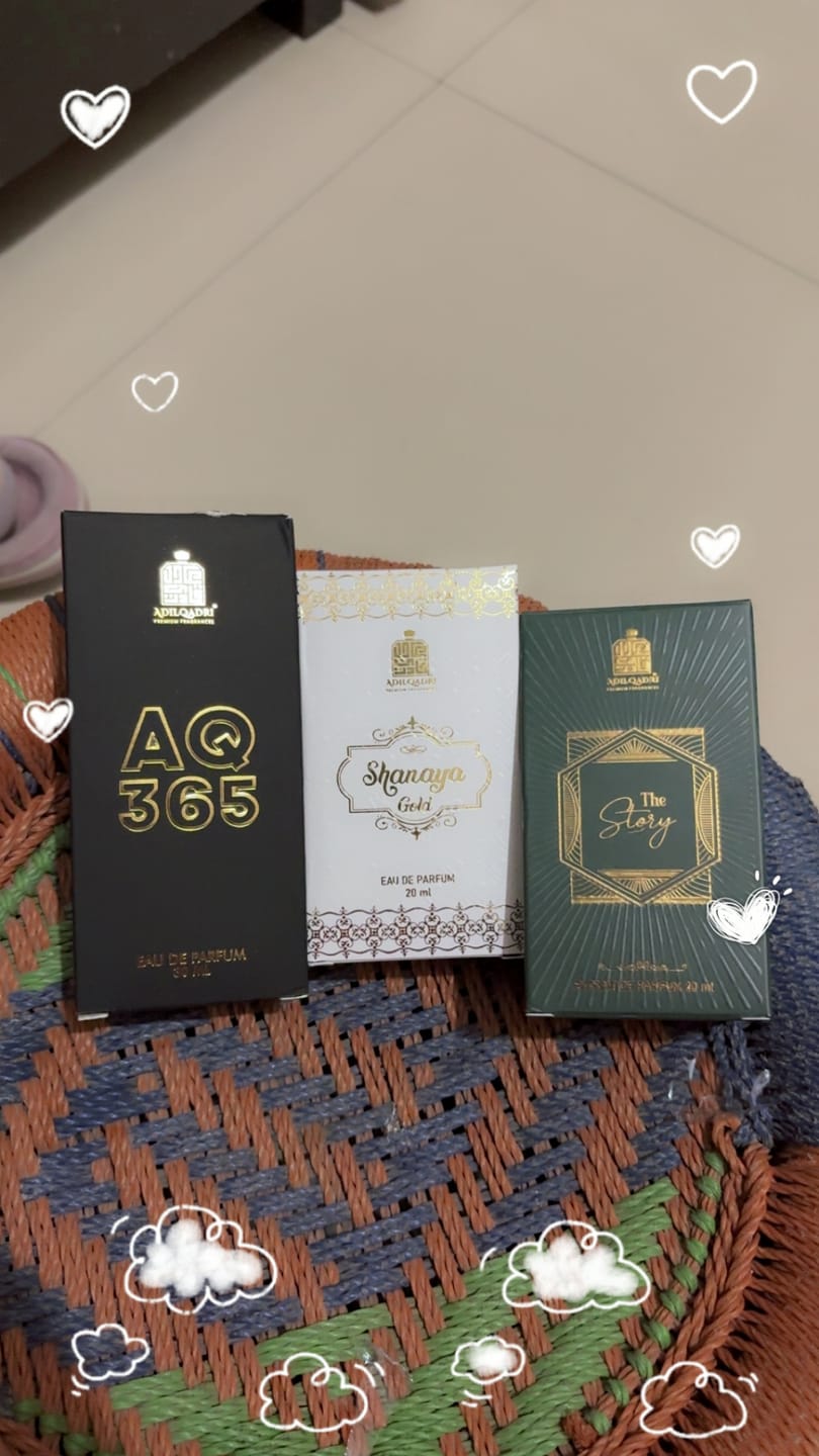 Customer photo review of Shanaya Gold Gourmand Perfume Spray 20ml