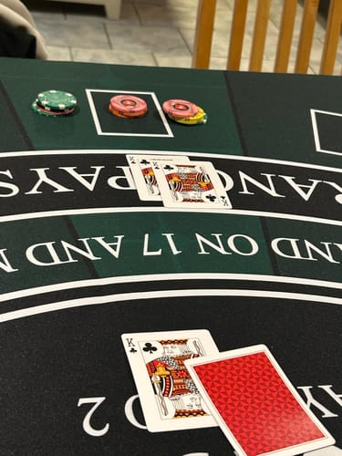 Customer photo review of Black Jack Mat Green Premium 180x90