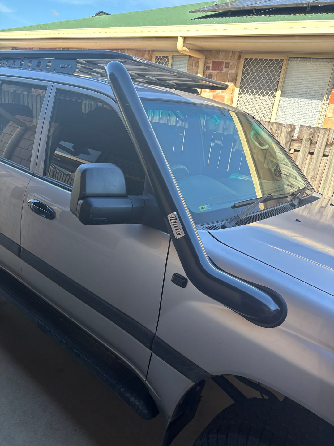 Customer photo review of Stainless Snorkel to suit Toyota 100/105 Series Landcruiser