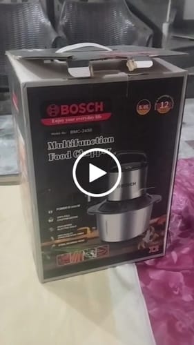 Customer video review of Bosch 5L Food Chopper - German Lot