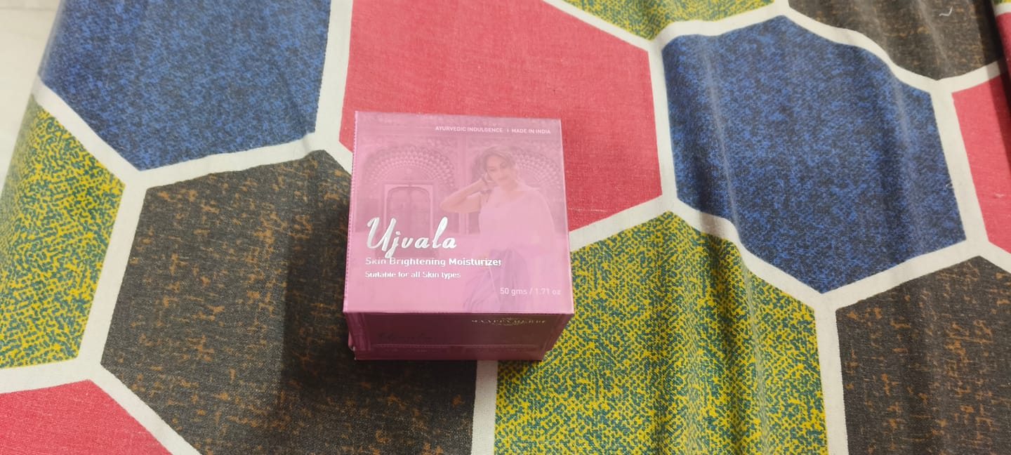 Customer photo review of Ujvala Skin Brightening Moisturizer