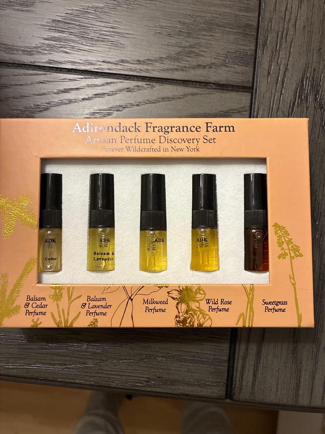 Customer photo review of Artisan Perfume Spray Discovery Set 0.07 oz x 5