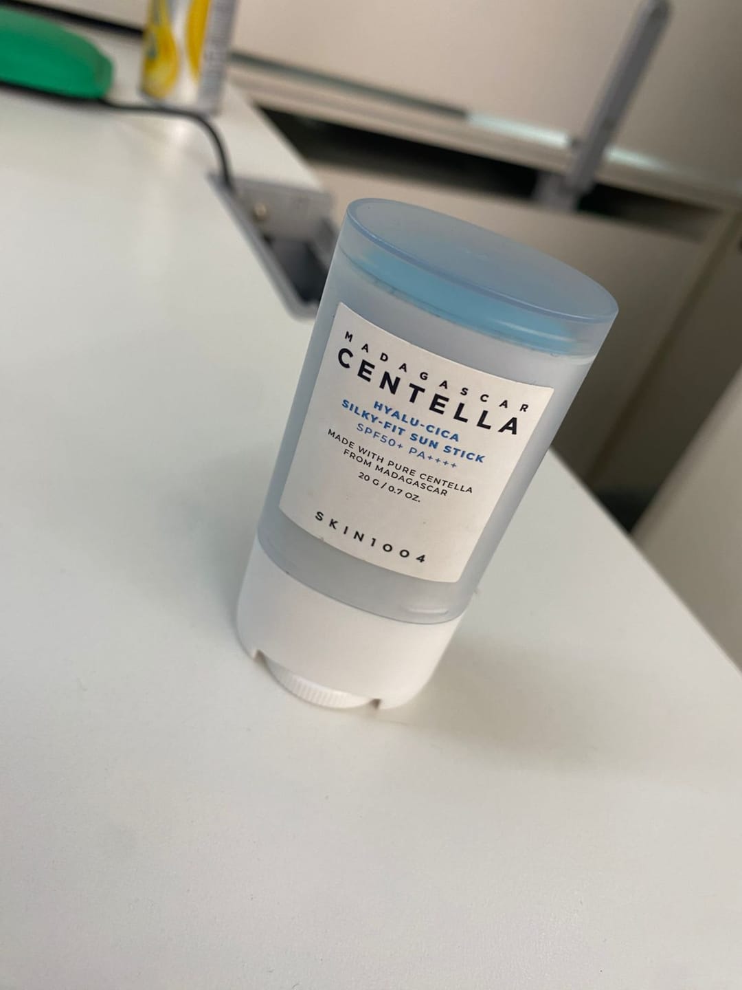 Customer photo review of Protector Solar Facial Barra Hyalu-Cica Silky Skin1004