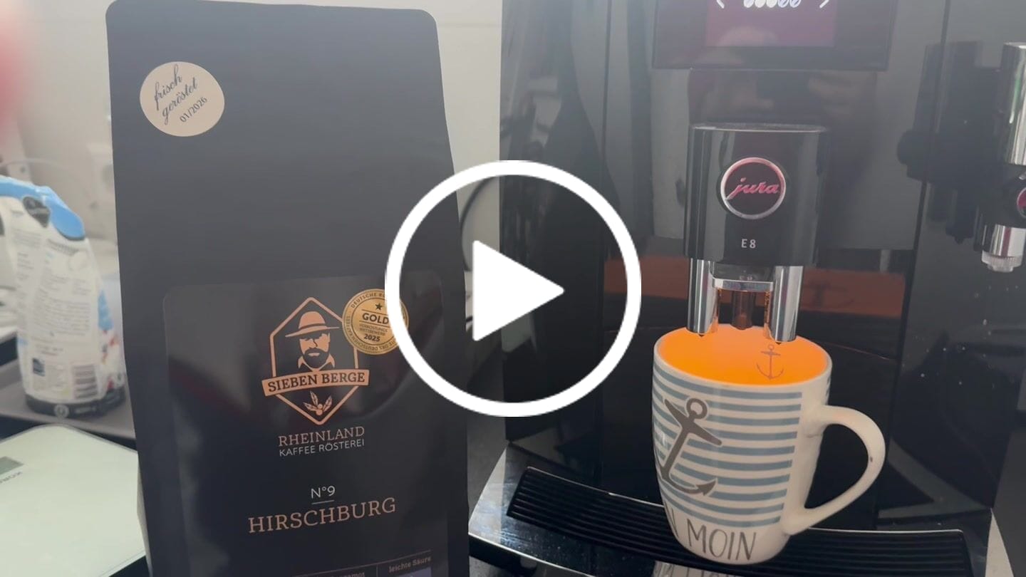 Customer video review of 2 kg Lieblingskaffee + 300 g Aromadose (inkl. Füllung) geschenkt