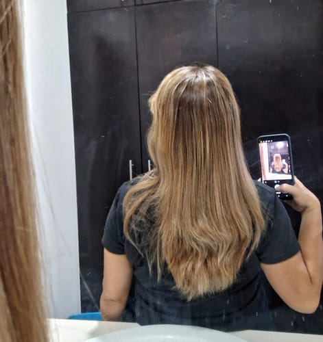 Customer photo review of Kit CIRUGIA CAPILAR (NANOPLASTIA)