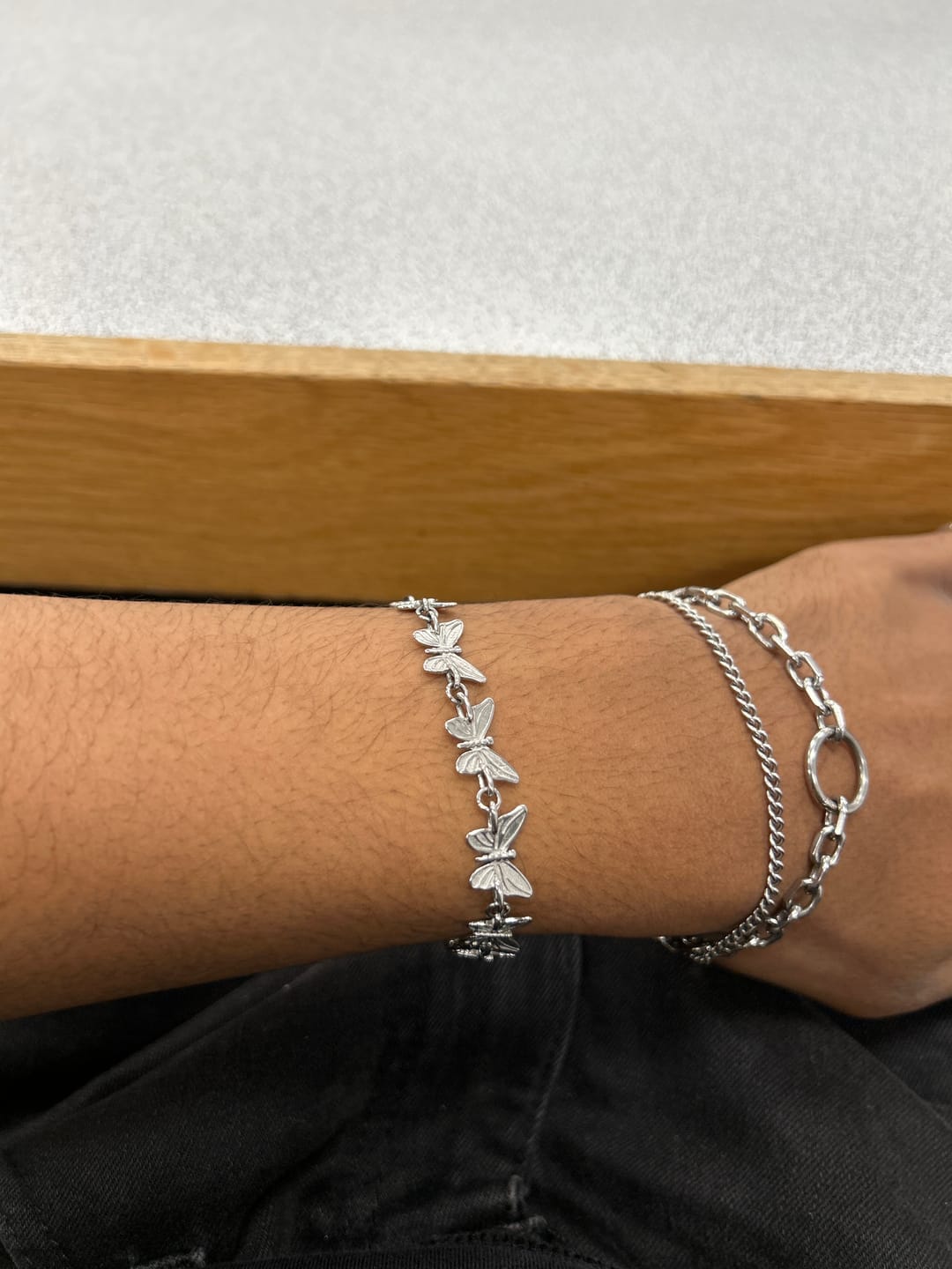 Customer photo review of BUTTERFLY BRACELET (ADJUSTABLE)