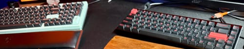 Customer photo review of MelGeek Modern97 Mechanical Keyboard Fountain