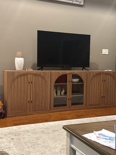Customer photo review of Jagger Arched Glass Door Modular Sideboard
