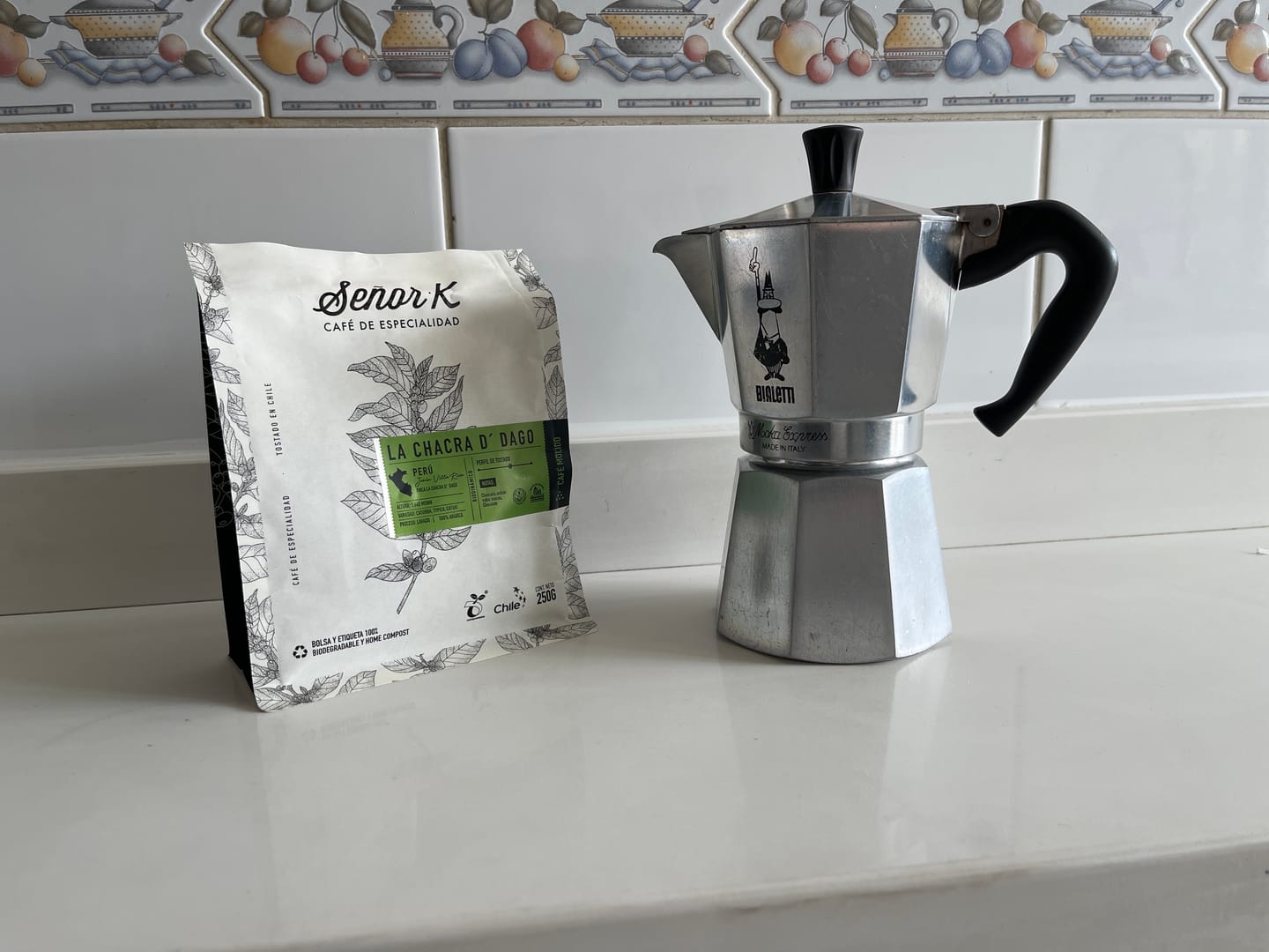 Customer photo review of Perú | Orgánico Chacra D´Dago Bolsa 250 gramos | MOLIDO