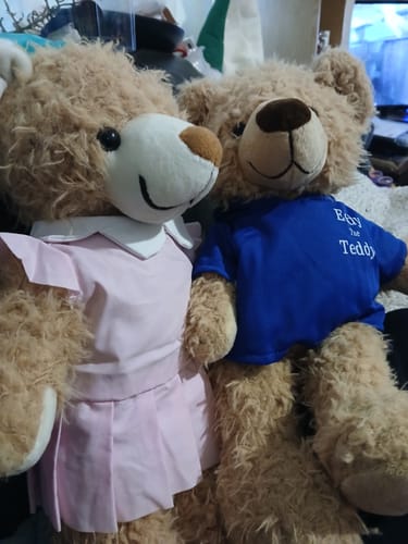 Customer photo review of Peggy The Teddy Bear