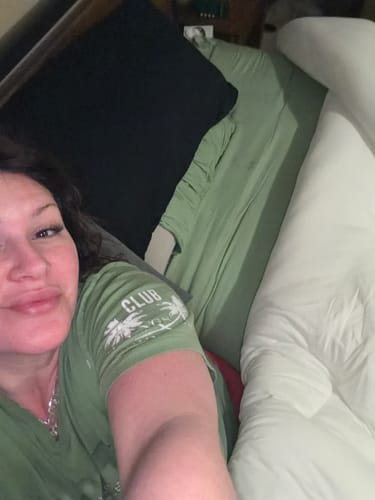Customer photo review of MarshMellow Comforter
