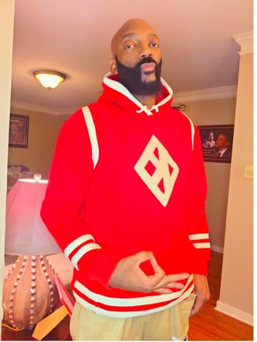 Customer photo review of Kappa Striped Hoodie