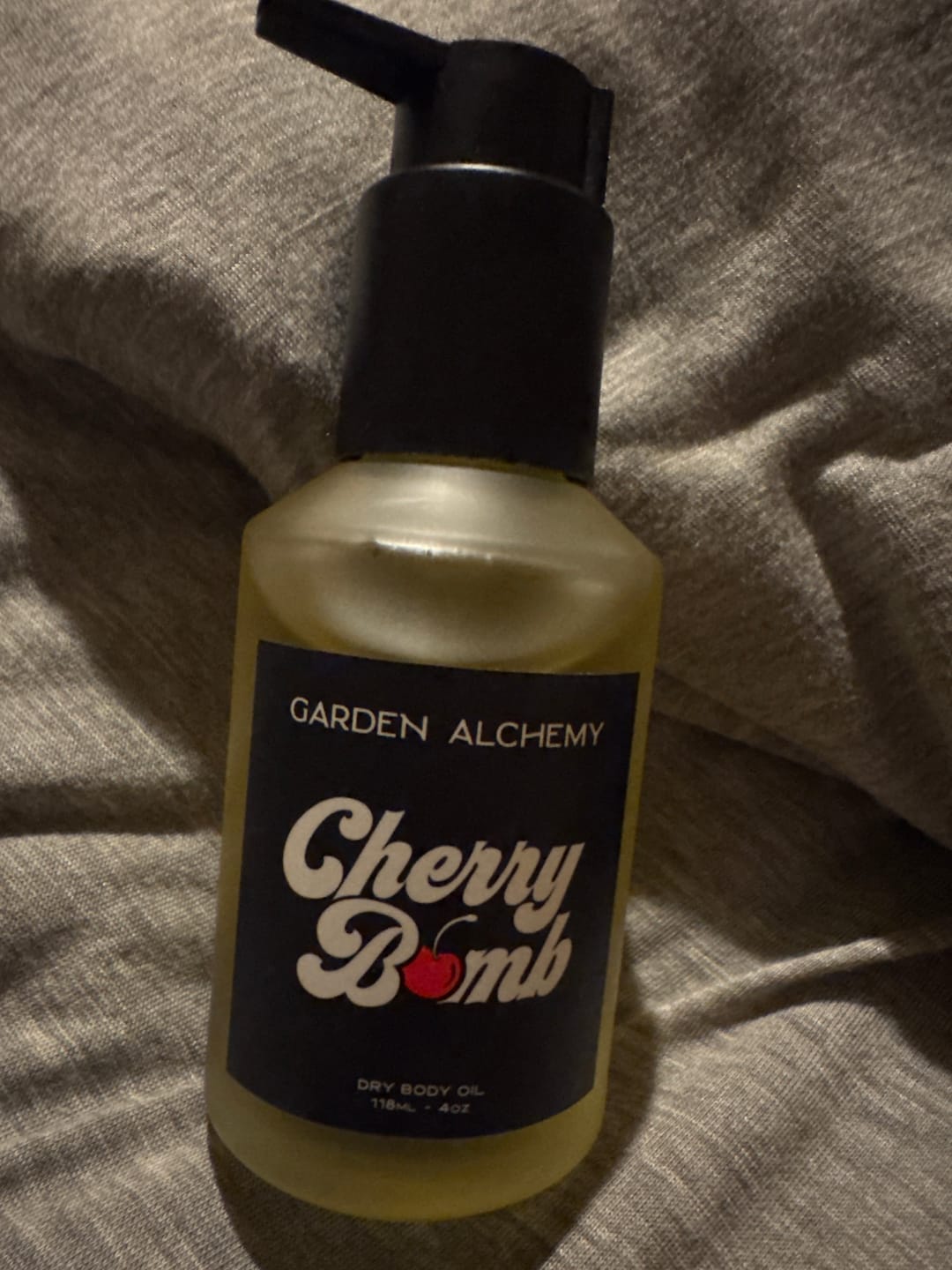 Customer photo review of CHERRY BOMB BODY OIL