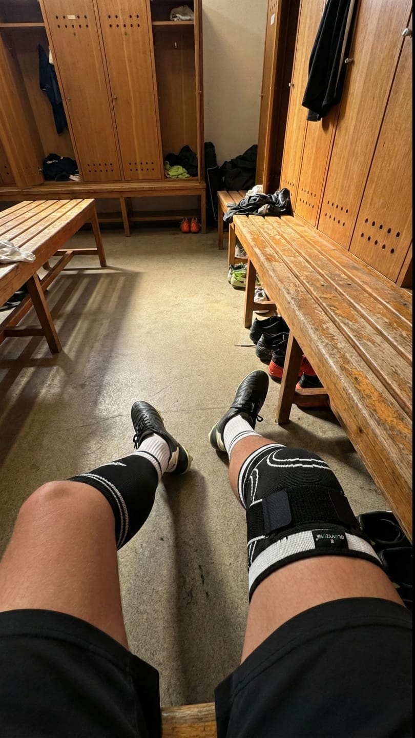 Customer photo review of Glovyzone Knee Brace