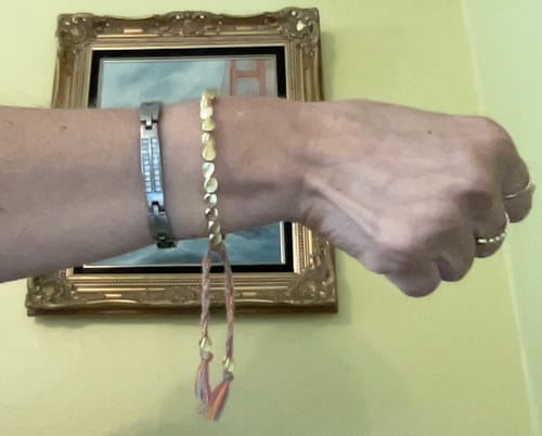 Customer photo review of 2 Tibetan Bracelets of Fortune