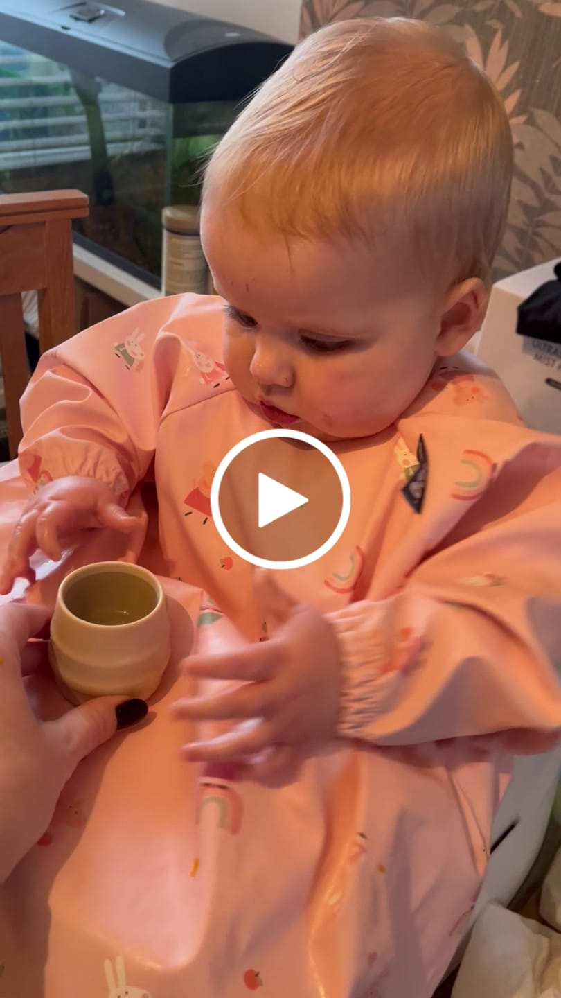 Customer video review of Sippit™ Silicone Open Training Cup Two-pack