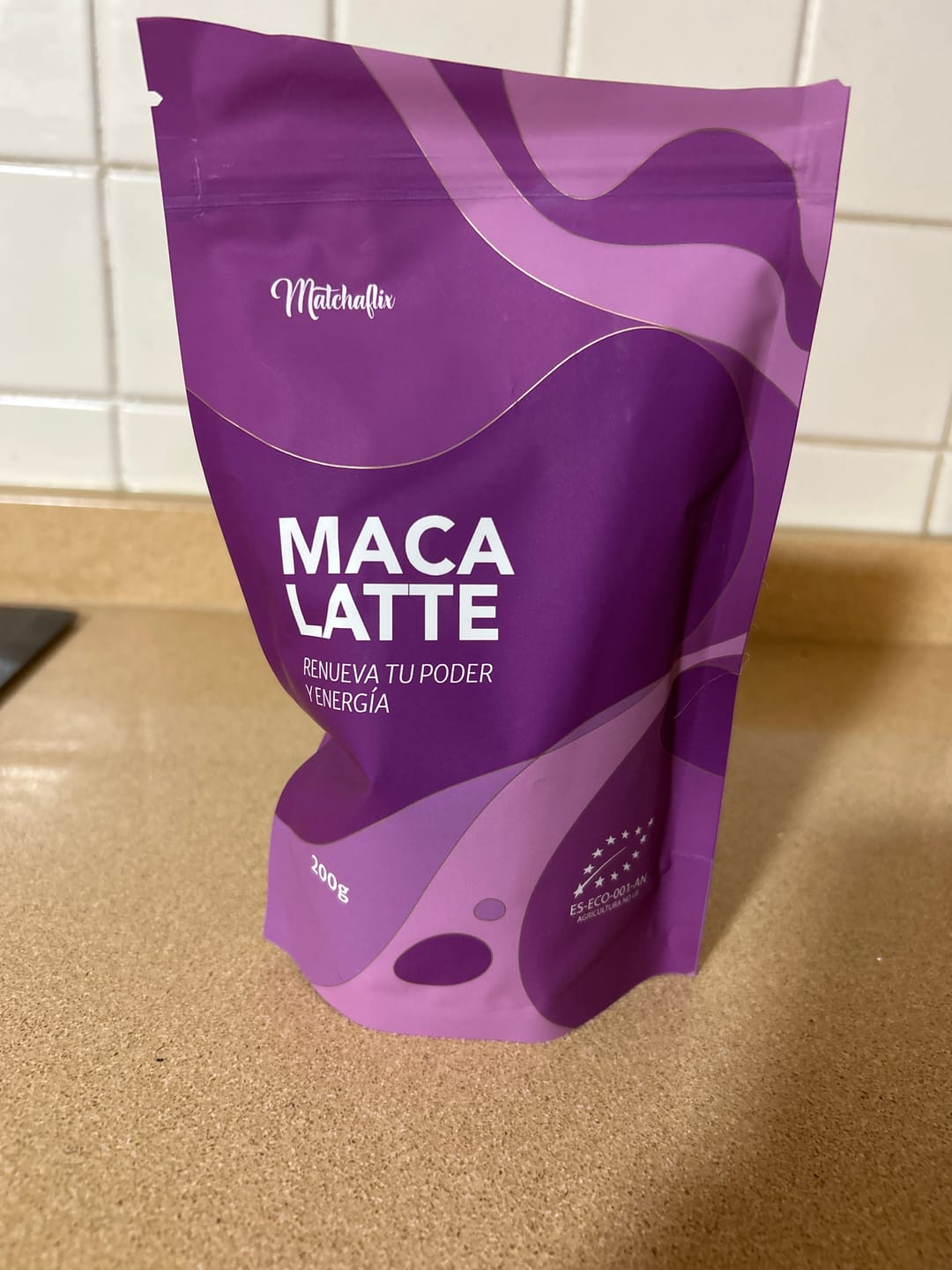 Customer photo review of Maca Latte
