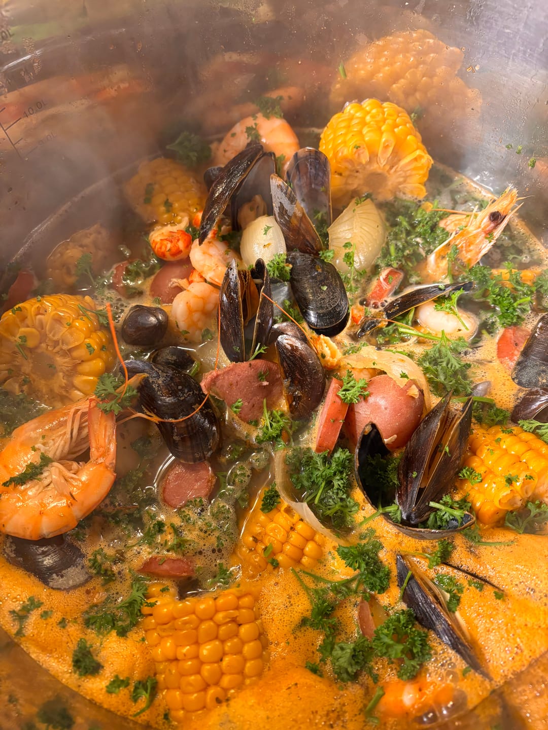 Customer photo review of Seafood Boil Bomb