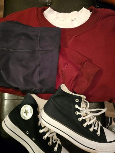Customer photo review of Crewneck