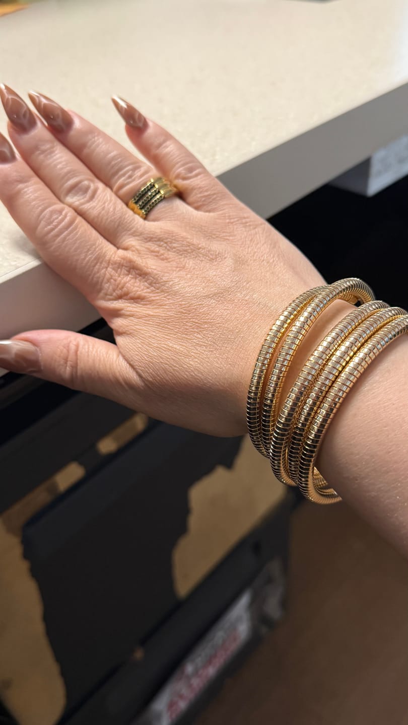 Customer photo review of Spiral Bracelet