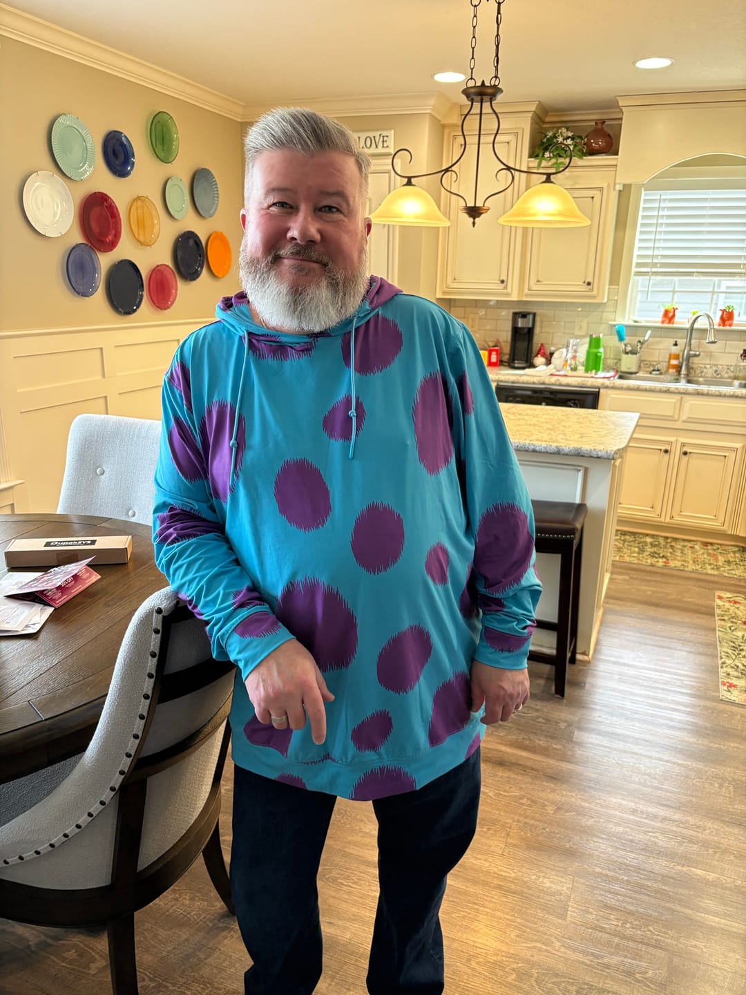 Customer photo review of Disney and Pixar Monsters, Inc. "Sulley" – Performance Hoodie