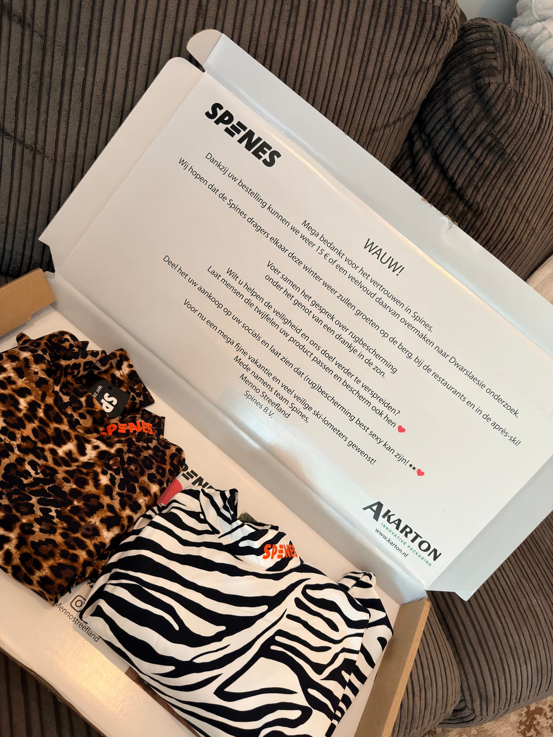 Customer photo review of Thermoshirt - Leopard