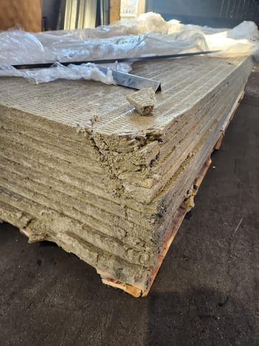 Customer photo review of ROCKWOOL RXCB12548 COMFORTBOARD 80 1-1/4 in. X 48 in. X 96 in. (32 SQFT)