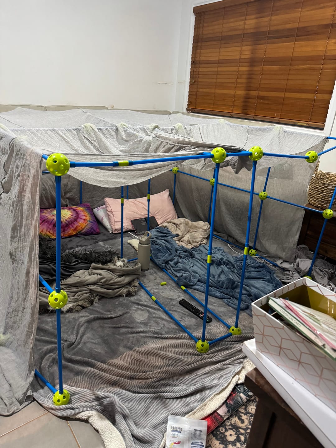 Customer photo review of Kids Fort Pro™ - The Ultimate Fort Builder