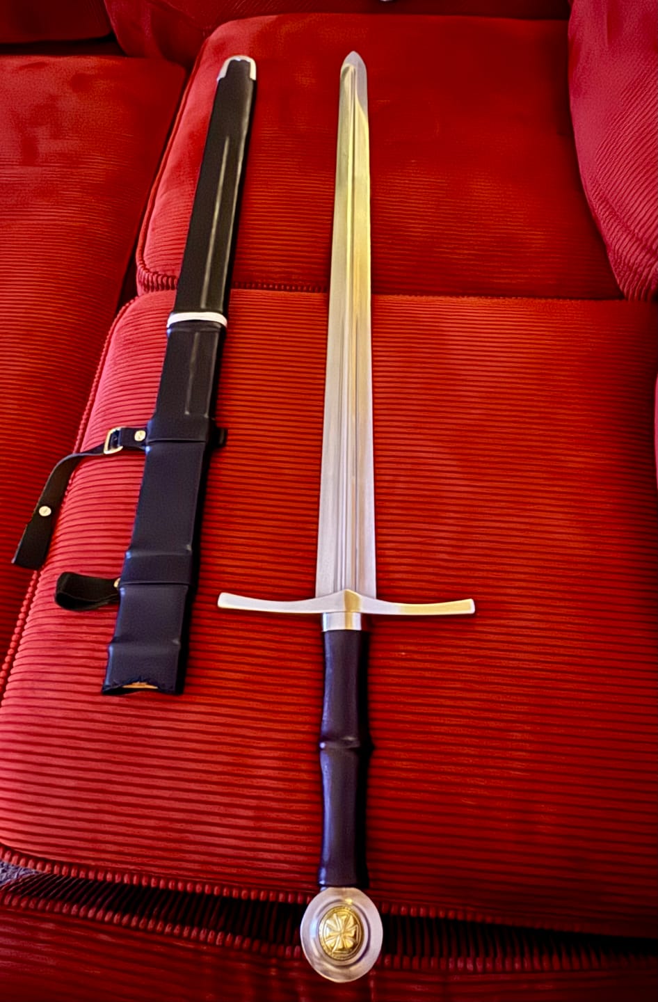 Customer photo review of The Vanguard Hand and a half Sword