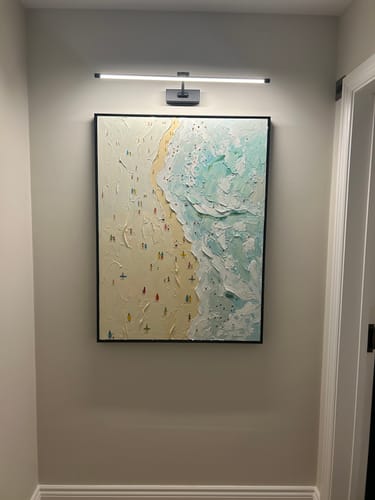 Customer review photo for Plaster Art Texture Painting #SG179
