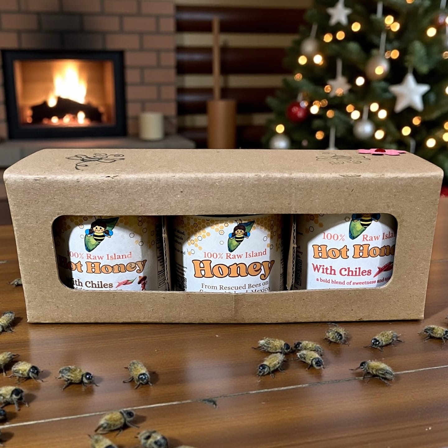 Customer photo review of 4 oz Straight Sided Glass Jar 3-Pack Shipping Box™