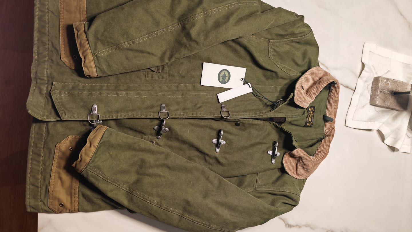 Customer photo review of FIREMAN "LIMITED EDITION" CANVAS WOOL LINED VERDE