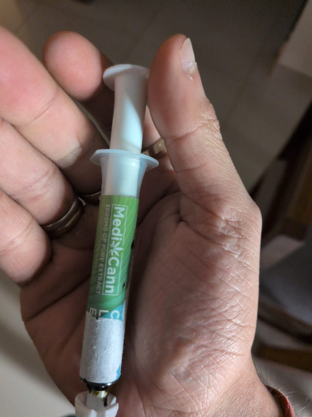 Customer photo review of Medicann- Cannabis Leaf Extract - 5 Grams