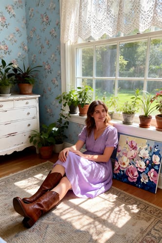 Customer photo review of Beautiful Watercolor Floral