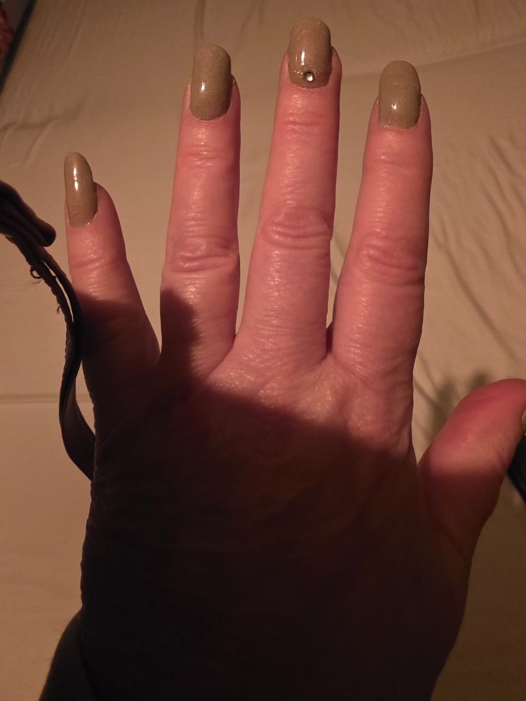 Customer photo review of Autumn Tea Gold Dipping Powder