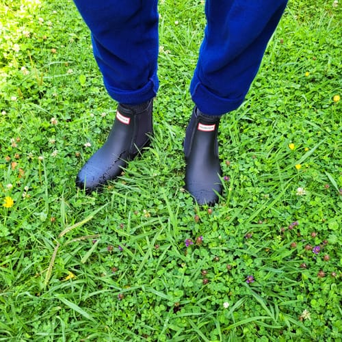 Customer photo review of Hunter Men's Chelsea Commando Boot