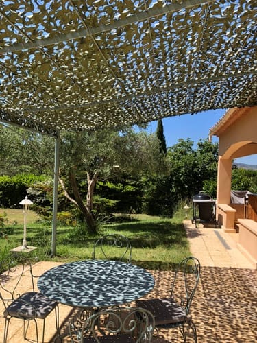 Customer photo review of Grünes Tarnnetz