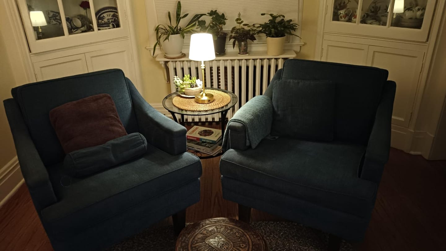 Customer photo review of LED Retro Fabric Cordless Table Lamp