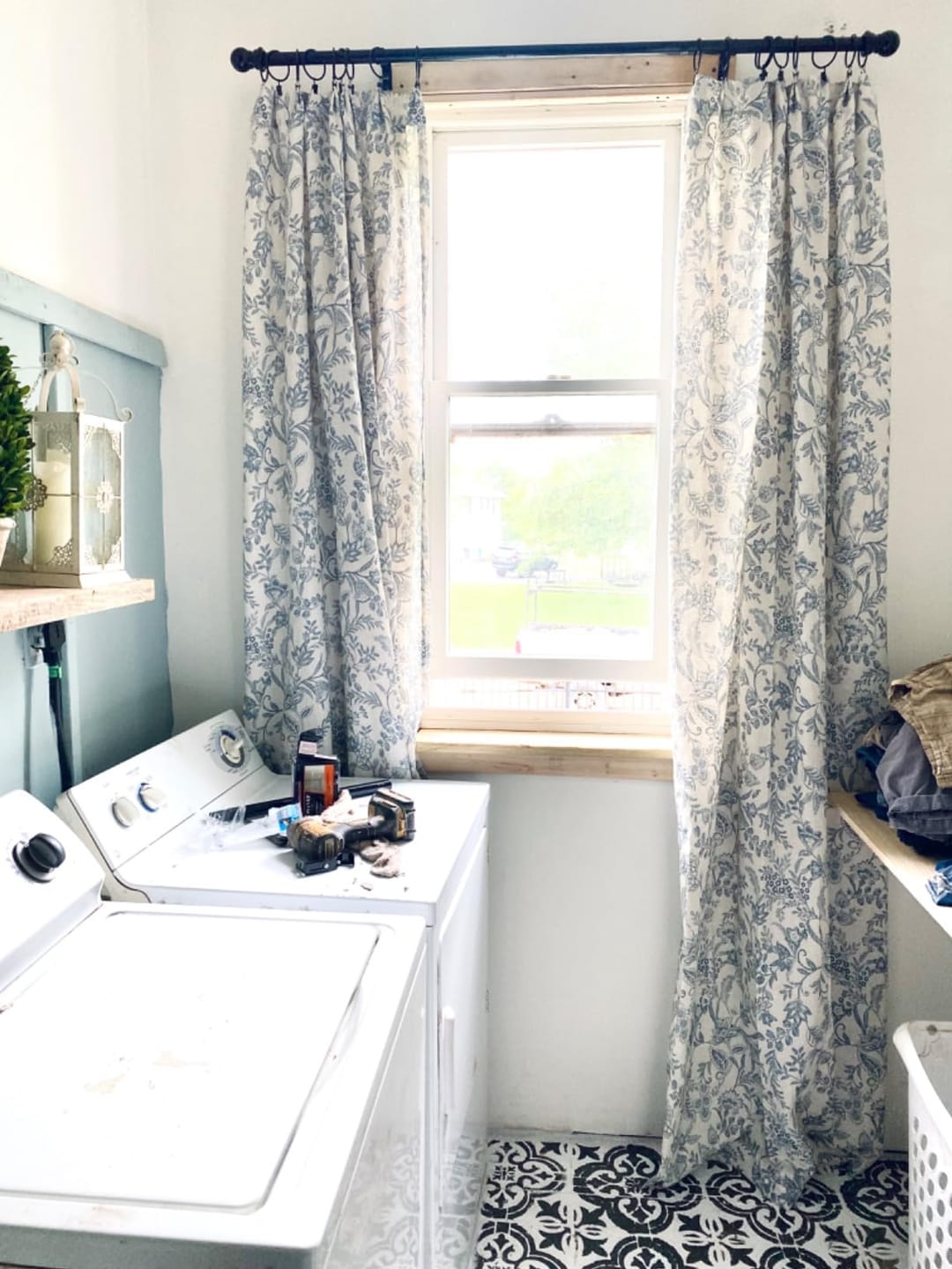 Customer photo review of Ethereal Botanical Linen Curtains